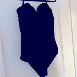 Lovely vintage styled black one piece swimsuit